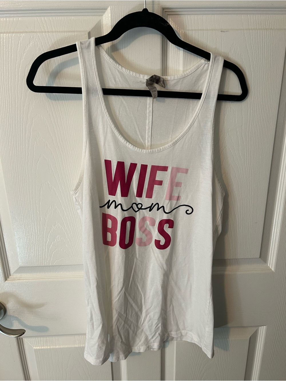 Wife Boss Pink Graphic Tank Top - Women's Sleeveless Tee